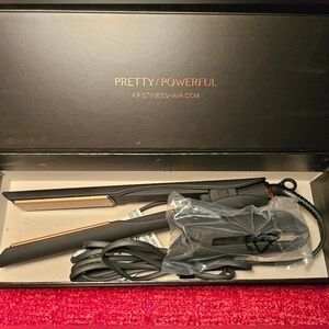 Kristin Ess Ceramic 3-In-1 Ceramic Flat Iron Hair Straightener 1 1/4" NWT